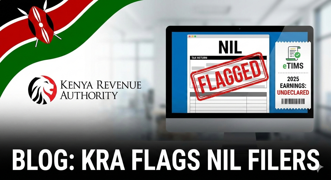 Kenya Revenue Authority Flags NIL Income Tax Filers After eTIMS Reveals Undeclared 2025 Earnings